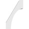 Ekena Millwork 6-in. W x 18-in. D x 30-in. H Westlake Architectural Grade PVC Knee Brace BRCP06X18X30WTL - alternate 2